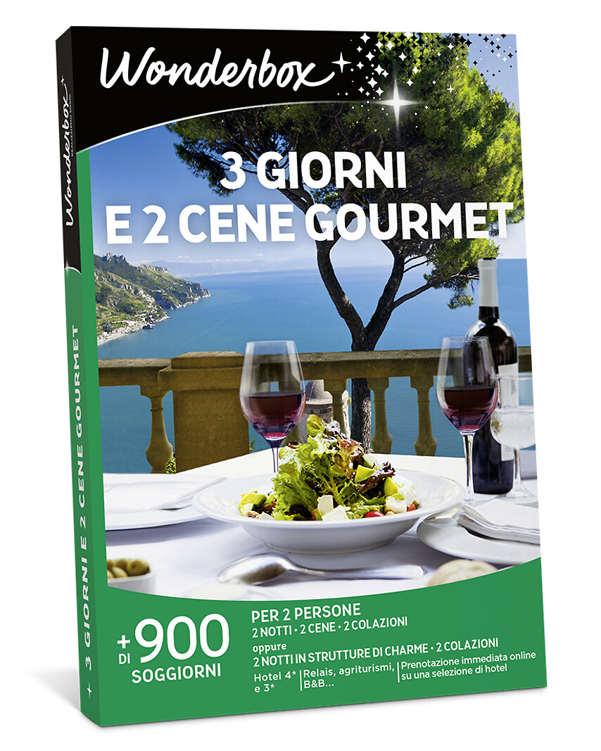 3 giorni e 2 cene gourmet
